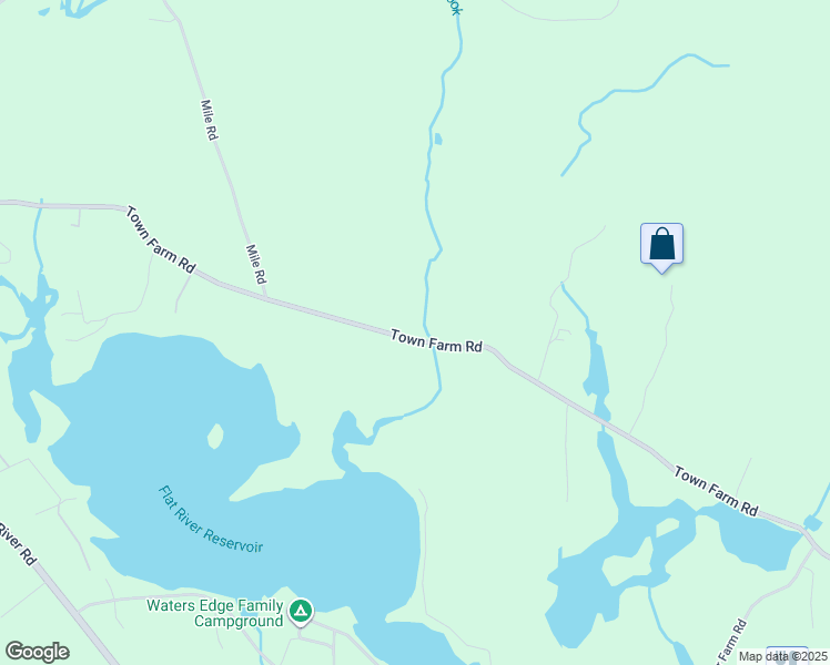 map of restaurants, bars, coffee shops, grocery stores, and more near 708 Town Farm Road in Coventry