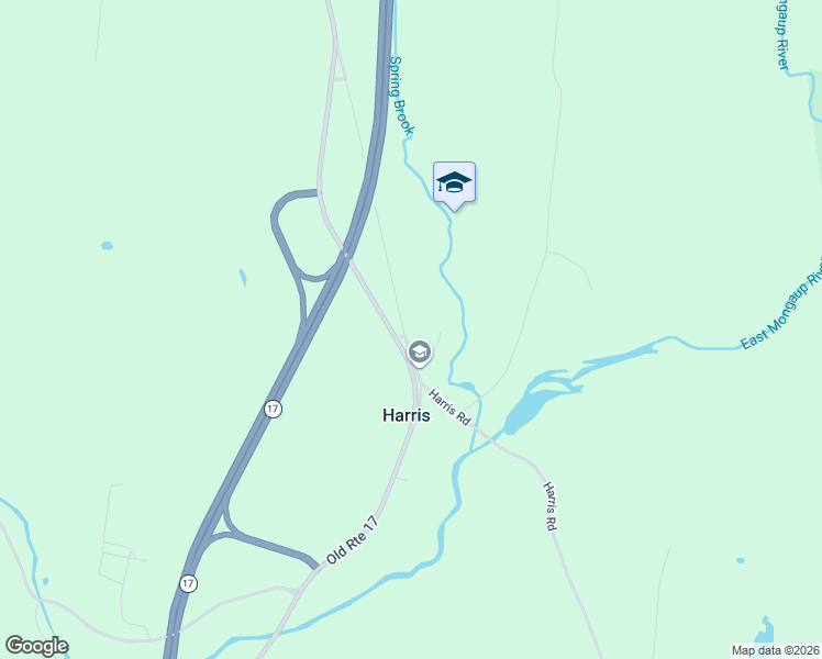 map of restaurants, bars, coffee shops, grocery stores, and more near 919 Old Route 17 in Harris