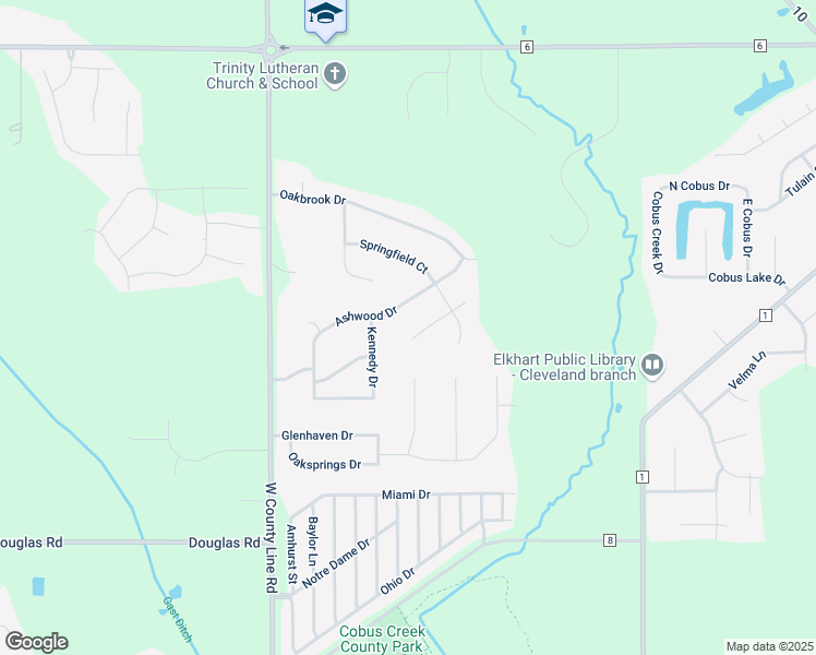 map of restaurants, bars, coffee shops, grocery stores, and more near 30685 Spring Meadow Court in Granger