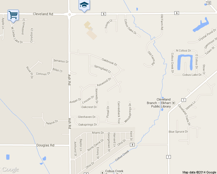 map of restaurants, bars, coffee shops, grocery stores, and more near 30685 Spring Meadow Court in Granger