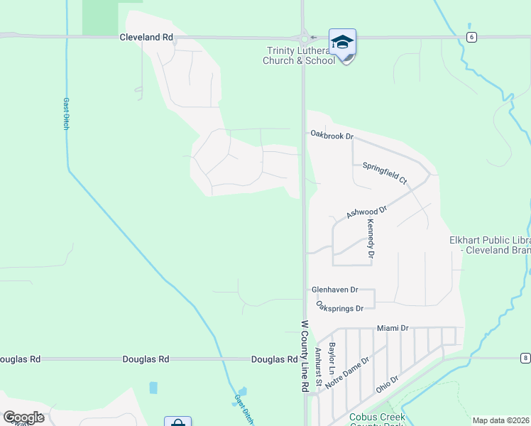 map of restaurants, bars, coffee shops, grocery stores, and more near 10186 Conover Drive in Granger