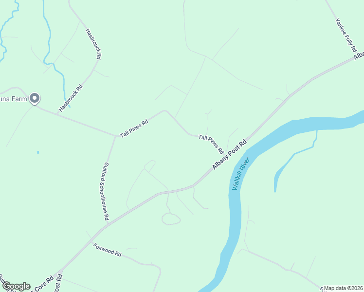 map of restaurants, bars, coffee shops, grocery stores, and more near 11 Tall Pines Road in New Paltz