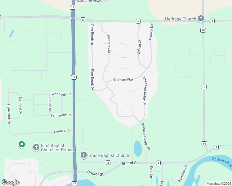 map of restaurants, bars, coffee shops, grocery stores, and more near 53560 Baywater Place in Bristol