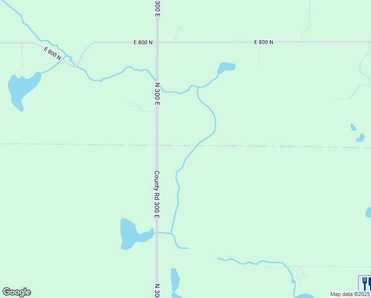 map of restaurants, bars, coffee shops, grocery stores, and more near 300 East South Of South Shore in Rolling Prairie