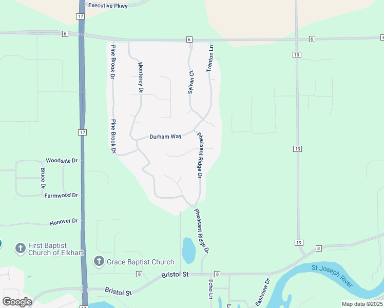 map of restaurants, bars, coffee shops, grocery stores, and more near 21432 Cheri Lane in Bristol