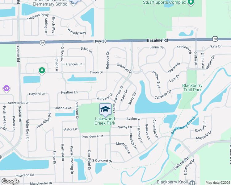 map of restaurants, bars, coffee shops, grocery stores, and more near 2265 Jason Drive in Montgomery