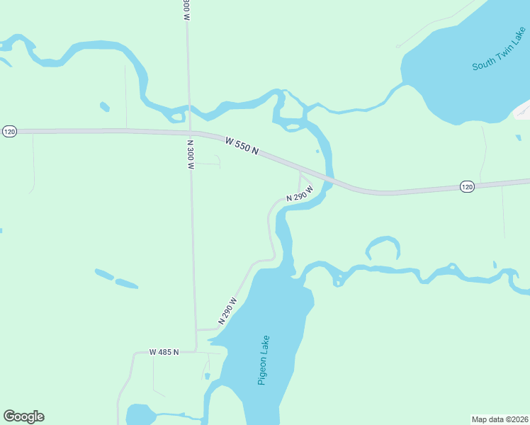 map of restaurants, bars, coffee shops, grocery stores, and more near 5210 North 290 West in Howe