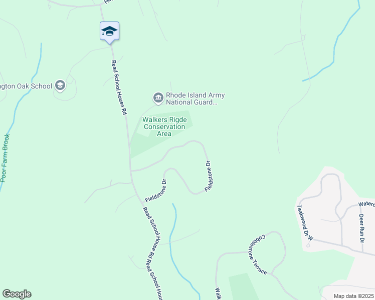map of restaurants, bars, coffee shops, grocery stores, and more near 59 Fieldstone Drive in Coventry