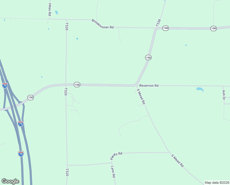 map of restaurants, bars, coffee shops, grocery stores, and more near 18227-18231 Highway 198 in Saegertown