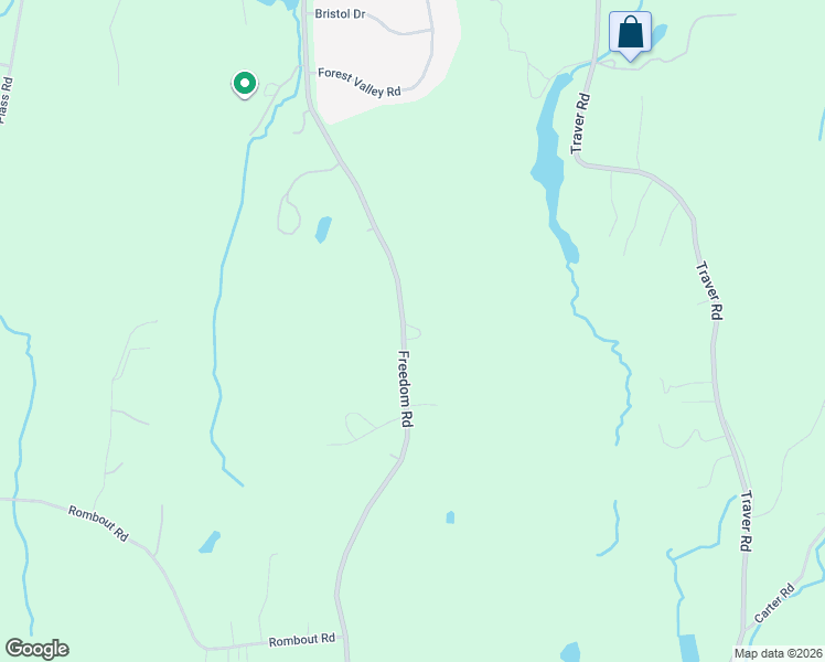 map of restaurants, bars, coffee shops, grocery stores, and more near 382 Freedom Road in Pleasant Valley