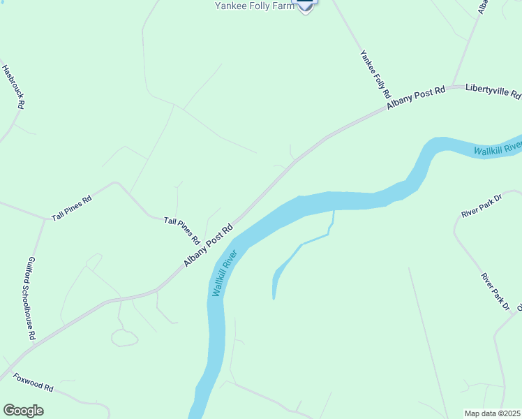 map of restaurants, bars, coffee shops, grocery stores, and more near 675 County Road 7 in New Paltz