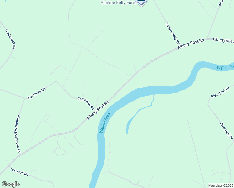 map of restaurants, bars, coffee shops, grocery stores, and more near 675 County Road 7 in New Paltz