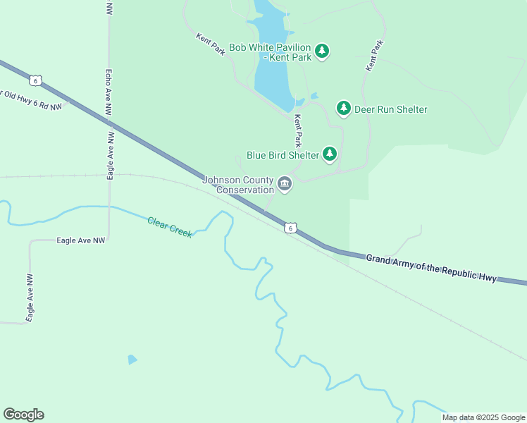map of restaurants, bars, coffee shops, grocery stores, and more near Kent Park in Oxford