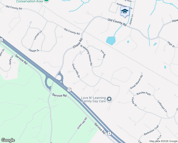 map of restaurants, bars, coffee shops, grocery stores, and more near 16 Sheep Pasture Way in Sandwich
