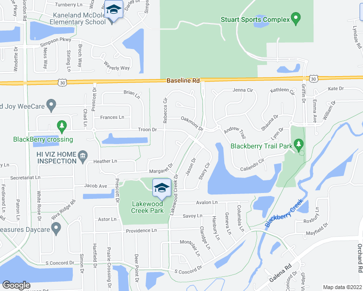 map of restaurants, bars, coffee shops, grocery stores, and more near 2224 Margaret Drive in Montgomery