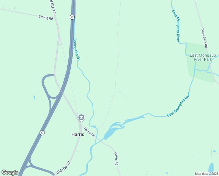 map of restaurants, bars, coffee shops, grocery stores, and more near 14-36 Big Woods Road in Harris