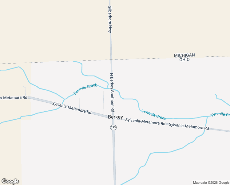 map of restaurants, bars, coffee shops, grocery stores, and more near 5930 North Berkey Southern Road in Berkey