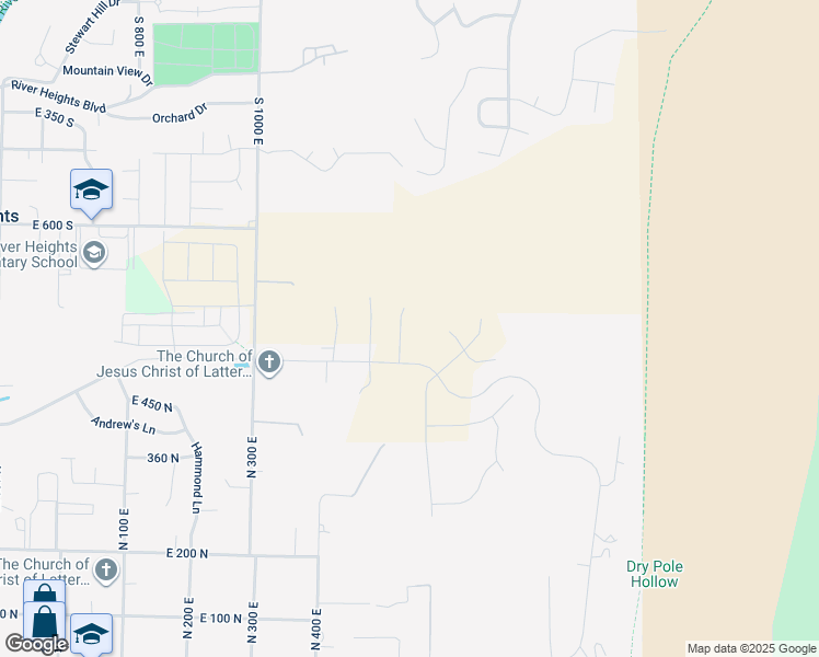 map of restaurants, bars, coffee shops, grocery stores, and more near 556 North 520 East in Providence