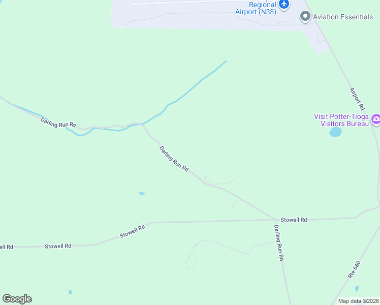 map of restaurants, bars, coffee shops, grocery stores, and more near 488 Darling Run Road in Wellsboro