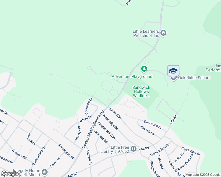 map of restaurants, bars, coffee shops, grocery stores, and more near 31 Terrapin Ridge in Sandwich