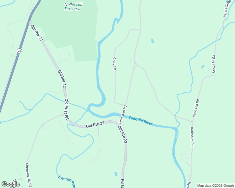 map of restaurants, bars, coffee shops, grocery stores, and more near 119 Craig Lane in Dover Plains
