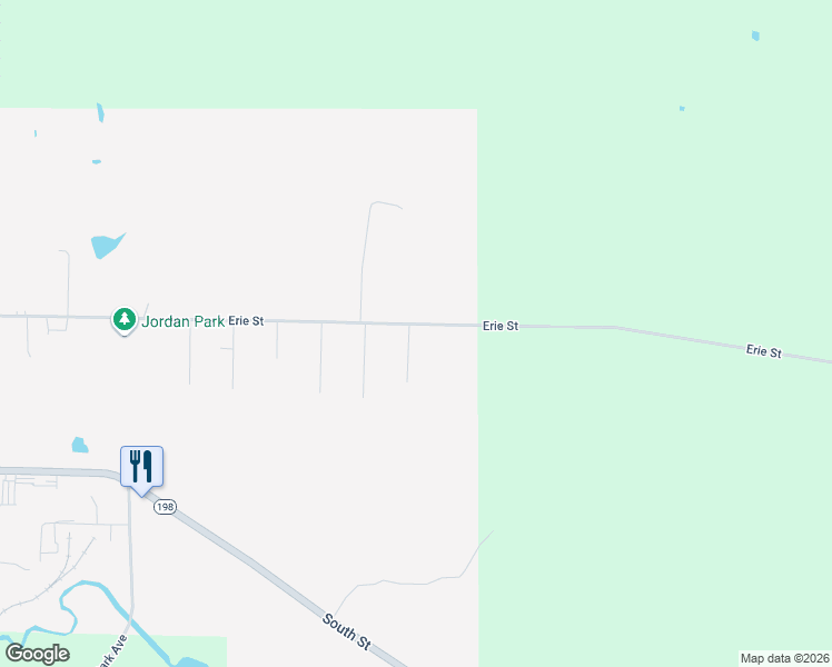 map of restaurants, bars, coffee shops, grocery stores, and more near 1301 Erie Street in Saegertown