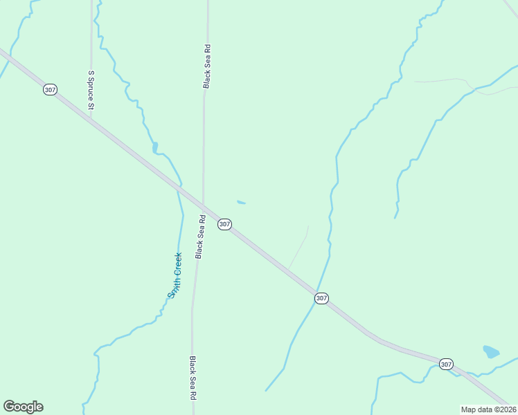 map of restaurants, bars, coffee shops, grocery stores, and more near 1309 Ohio 307 in Jefferson