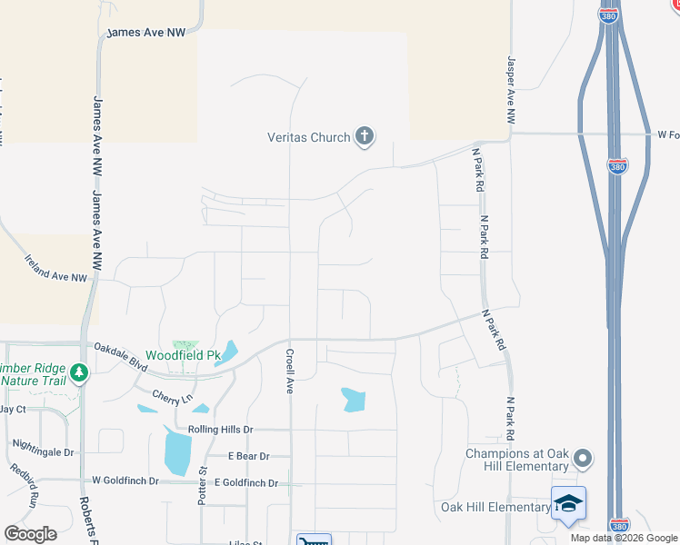 map of restaurants, bars, coffee shops, grocery stores, and more near 1502 North Croell Avenue in Tiffin