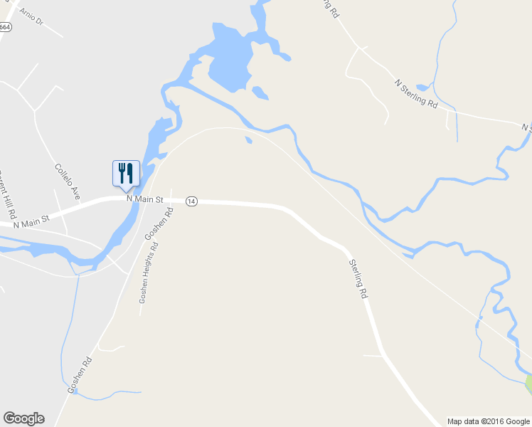 map of restaurants, bars, coffee shops, grocery stores, and more near 38 Sterling Road in Plainfield