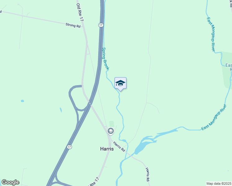 map of restaurants, bars, coffee shops, grocery stores, and more near 94 Sacks Road in Harris
