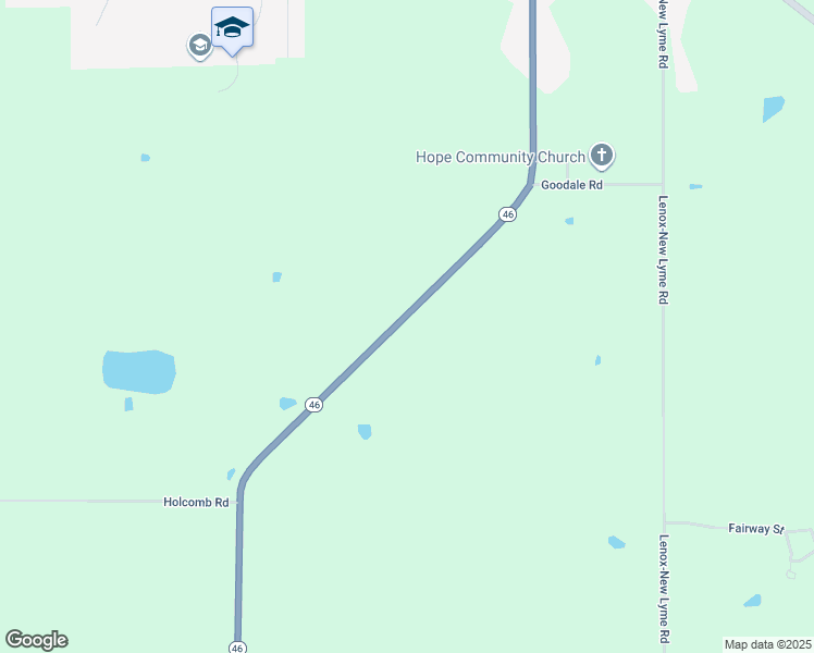 map of restaurants, bars, coffee shops, grocery stores, and more near 1184 Ohio 46 in Jefferson