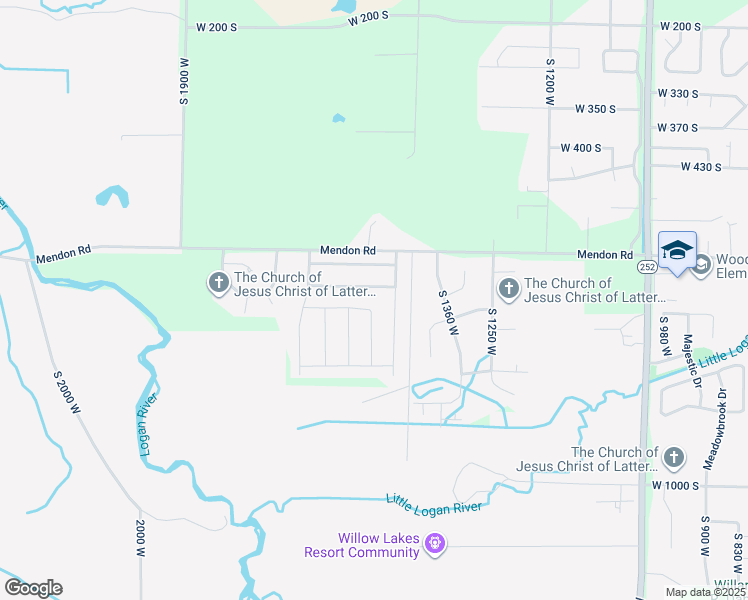 map of restaurants, bars, coffee shops, grocery stores, and more near 1458 Kc Lane in Logan