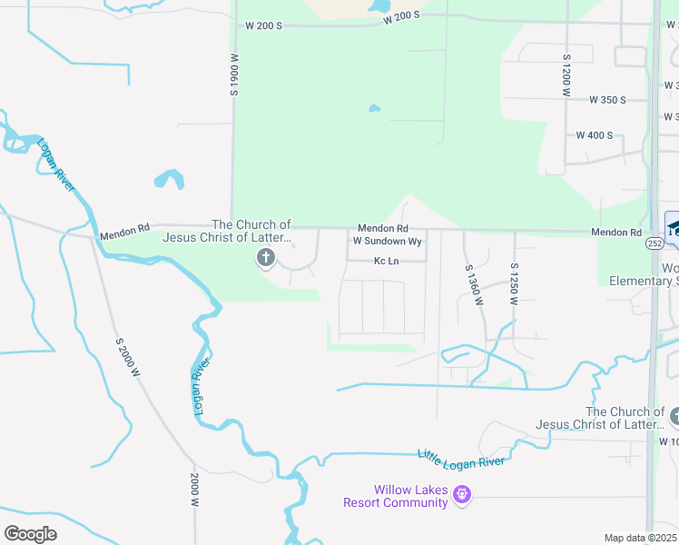 map of restaurants, bars, coffee shops, grocery stores, and more near 679 South 1580 West in Logan