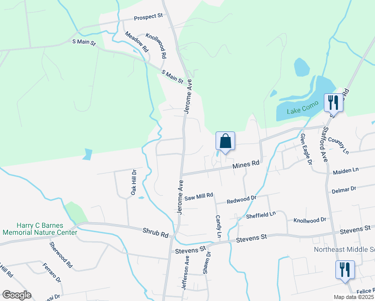 map of restaurants, bars, coffee shops, grocery stores, and more near 1100 Jerome Avenue in Bristol