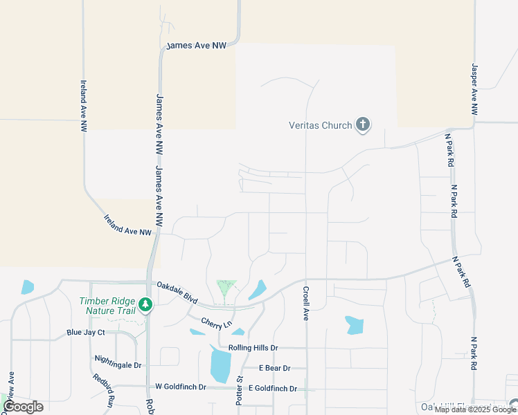 map of restaurants, bars, coffee shops, grocery stores, and more near 406 Dogwood Lane in Tiffin
