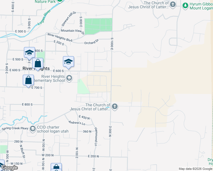 map of restaurants, bars, coffee shops, grocery stores, and more near North 275 East in Providence