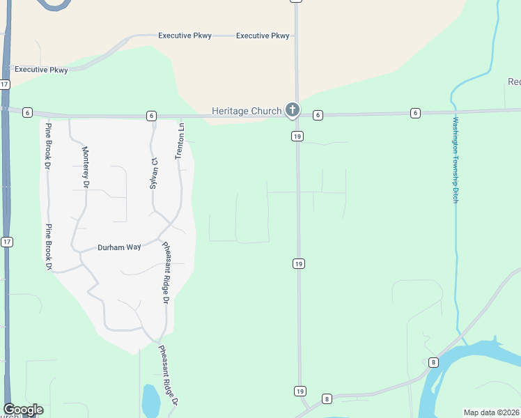 map of restaurants, bars, coffee shops, grocery stores, and more near 53297 Bellhurst Drive in Bristol