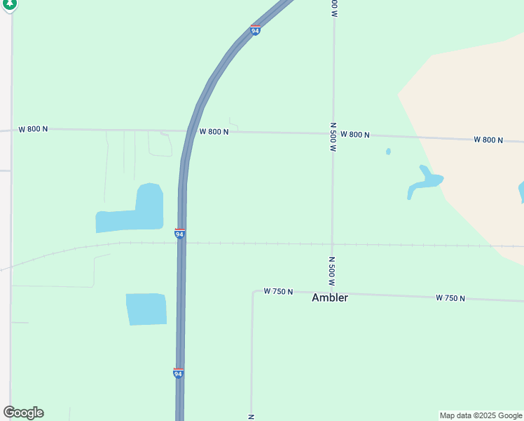 map of restaurants, bars, coffee shops, grocery stores, and more near 5004 West 800 North in Michigan City