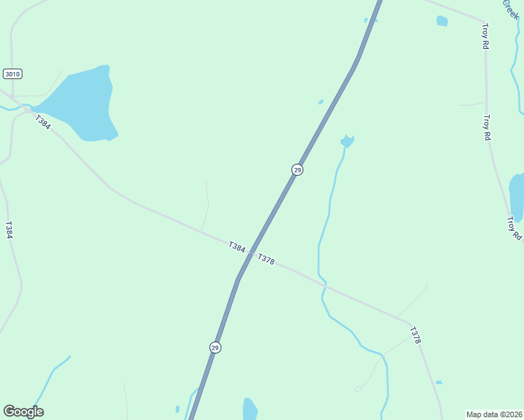 map of restaurants, bars, coffee shops, grocery stores, and more near Pennsylvania 29 in Springville