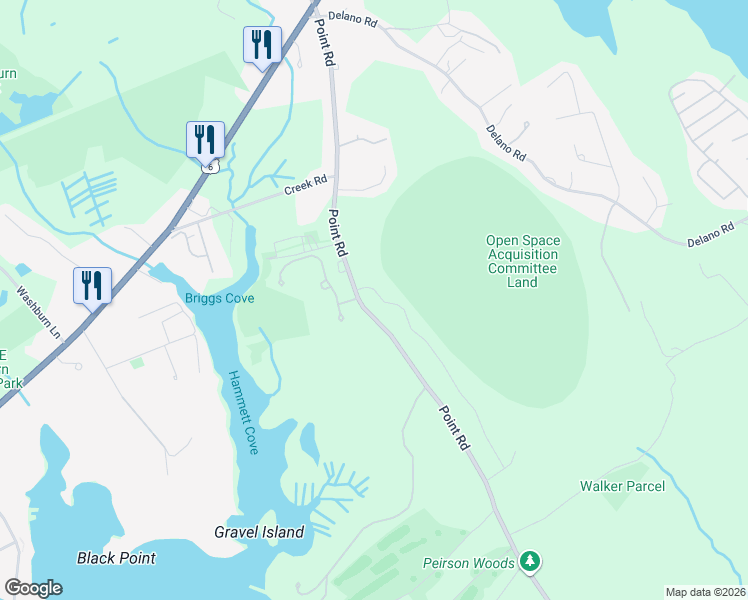 map of restaurants, bars, coffee shops, grocery stores, and more near 2 Joanne Drive in Marion