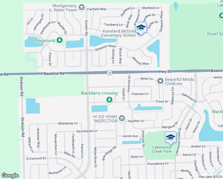 map of restaurants, bars, coffee shops, grocery stores, and more near 2156 Gallant Fox Circle in Montgomery