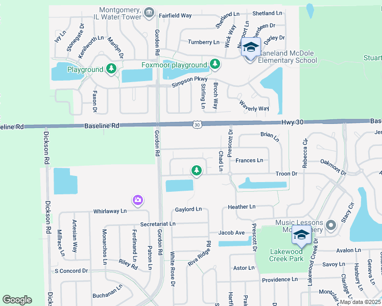 map of restaurants, bars, coffee shops, grocery stores, and more near 2212 Gallant Fox Circle in Montgomery
