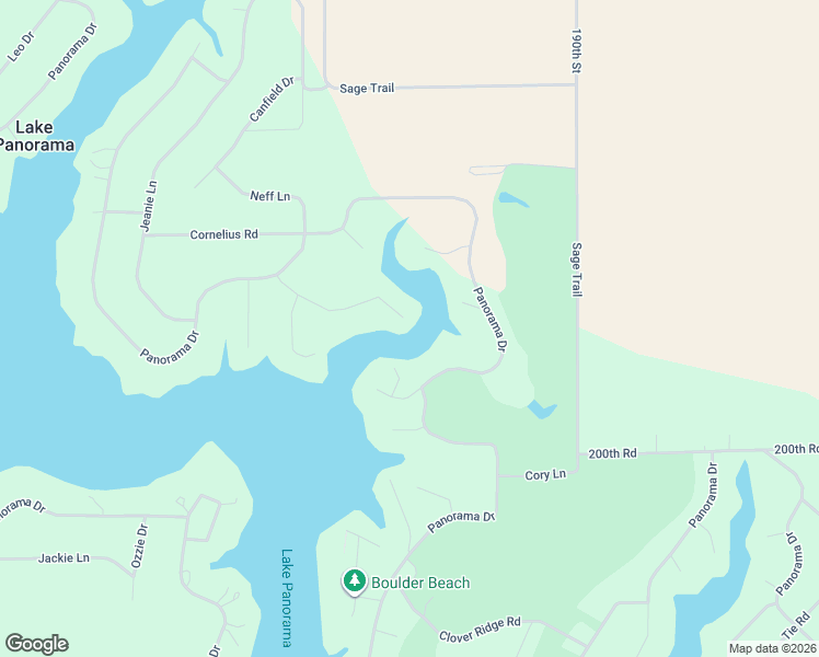 map of restaurants, bars, coffee shops, grocery stores, and more near 4836 Lean to Point in Panora