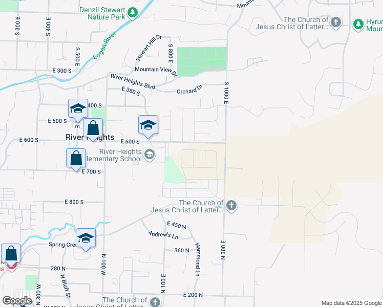 map of restaurants, bars, coffee shops, grocery stores, and more near 671 North 200 East in Providence