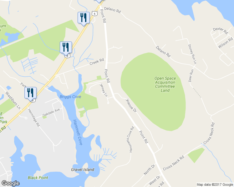 map of restaurants, bars, coffee shops, grocery stores, and more near 4 Joanne Drive in Marion