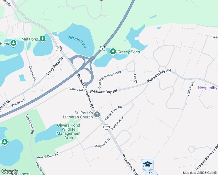 map of restaurants, bars, coffee shops, grocery stores, and more near 28 Pleasant Bay Road in Harwich