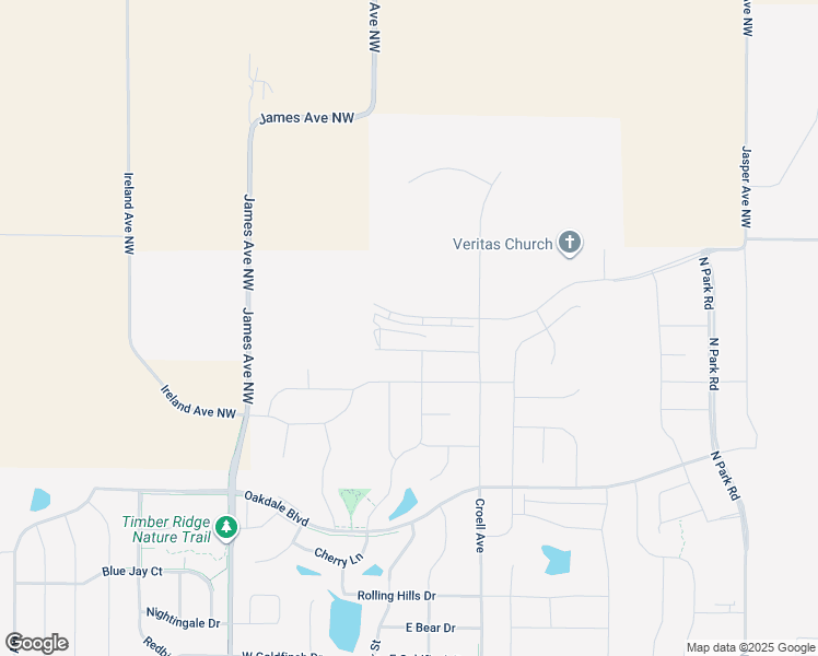 map of restaurants, bars, coffee shops, grocery stores, and more near 406 Dogwood Lane in Tiffin