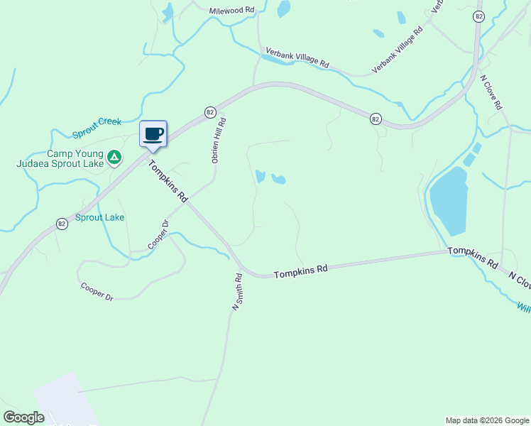 map of restaurants, bars, coffee shops, grocery stores, and more near 30 Eddy Road in Verbank