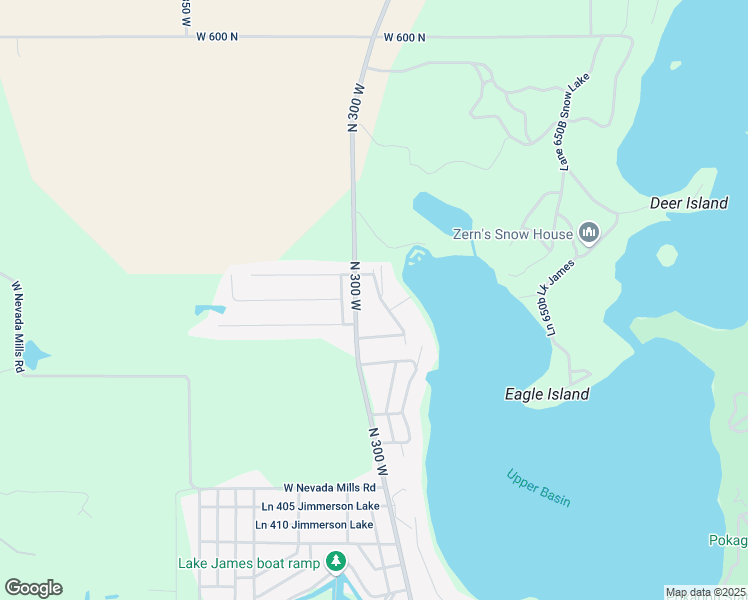 map of restaurants, bars, coffee shops, grocery stores, and more near 195 Ln 585 Lake James in Fremont