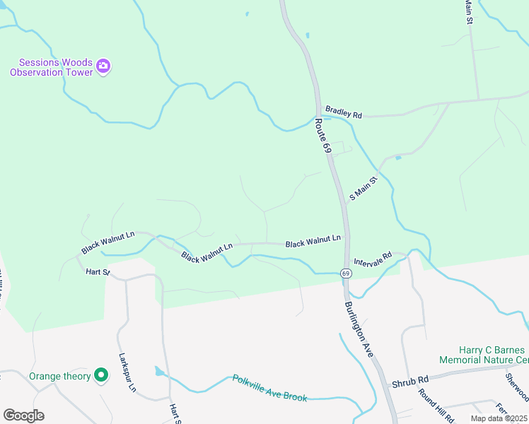 map of restaurants, bars, coffee shops, grocery stores, and more near 1 Birch Ridge Road in Burlington